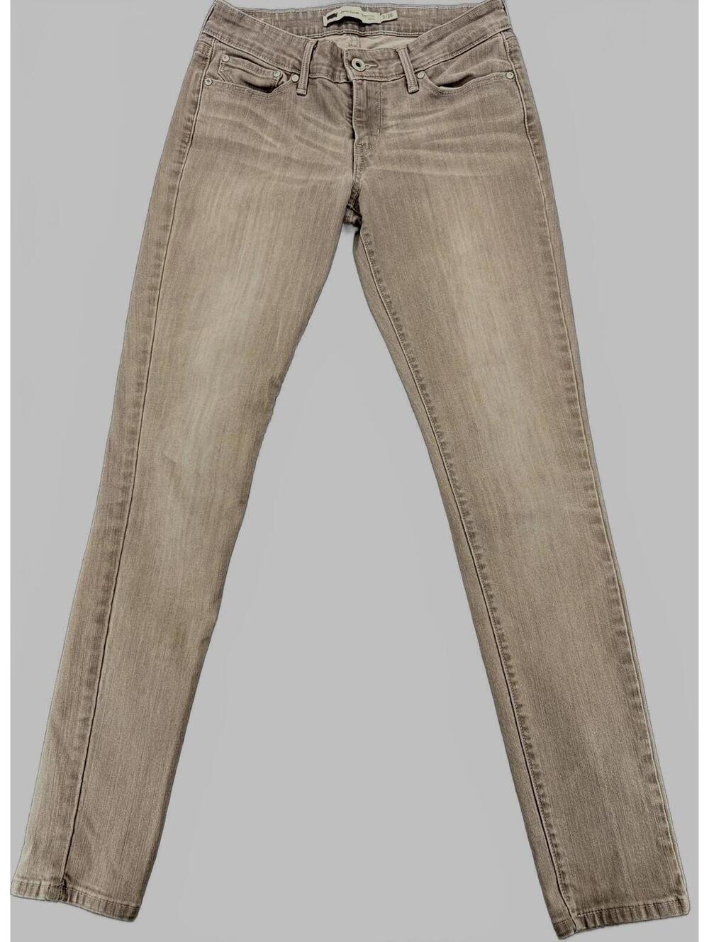 Demi Curve Modern Rise Skinny Jeans Size 2/26 Faded‎ Gray Denim